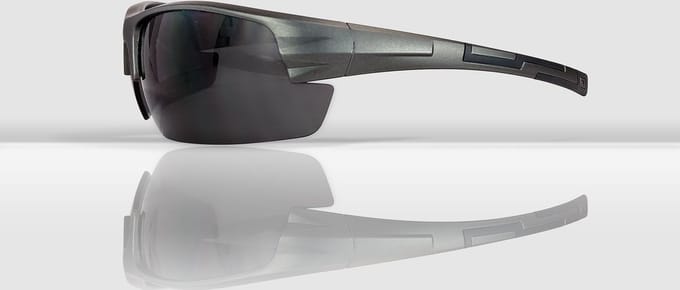 Mirage Zonnebril Icegreen Unisex Rechthoekig Grijs/zwart