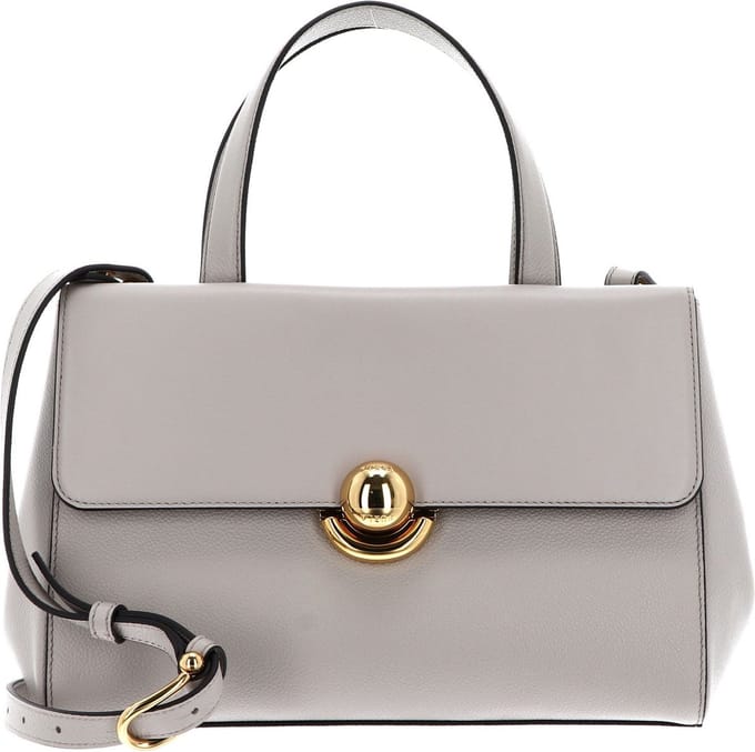 FURLA Leren Handtas Schoudertas Sfera Tote Bag Vaniglia Beige