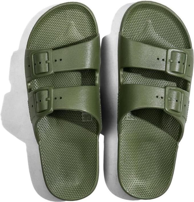 Freedom Moses Slippers Cactus Donkergroen - Maat 36-37