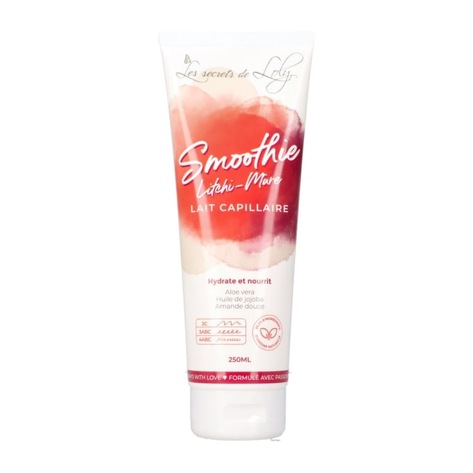 Les Secrets de Loly Smoothie Lychee &amp; Blackberry Hair Milk 250 ml