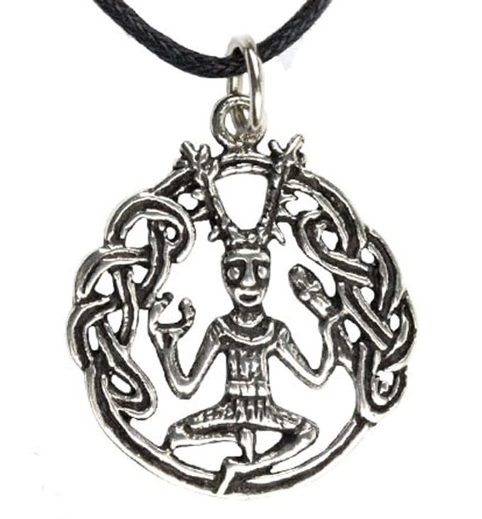 Zilveren Cernunnos hanger(K301S)