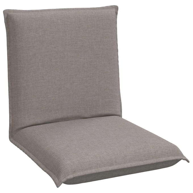 vidaXL - Verstelbare - vloostoel - Taupe - Stof