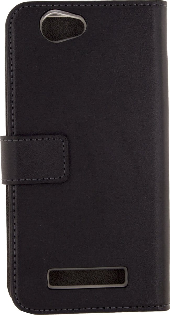 Mobilize Classic Gelly Wallet Book Case Wileyfox Spark + Black