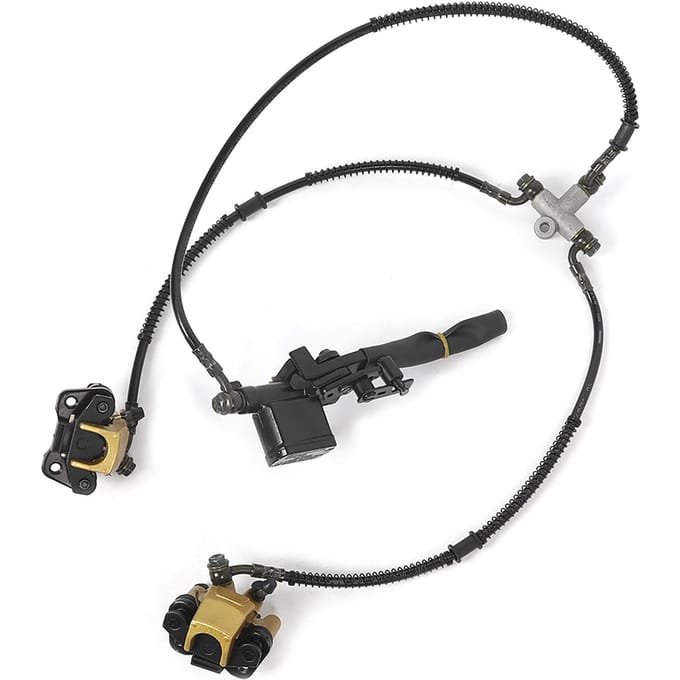 Frein à disque hydraulique avant compatible avec les quads PEACE 110CC et 125CC white