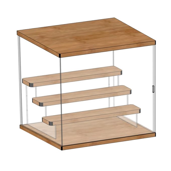 Verzamelobjecten Figuren Blind Box Opbergdisplay Acryl Blind Box Vitrine Stofvrij Speelgoed Pop