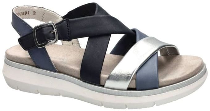 Remonte -Dames - blauw donker - sandalen - maat 42