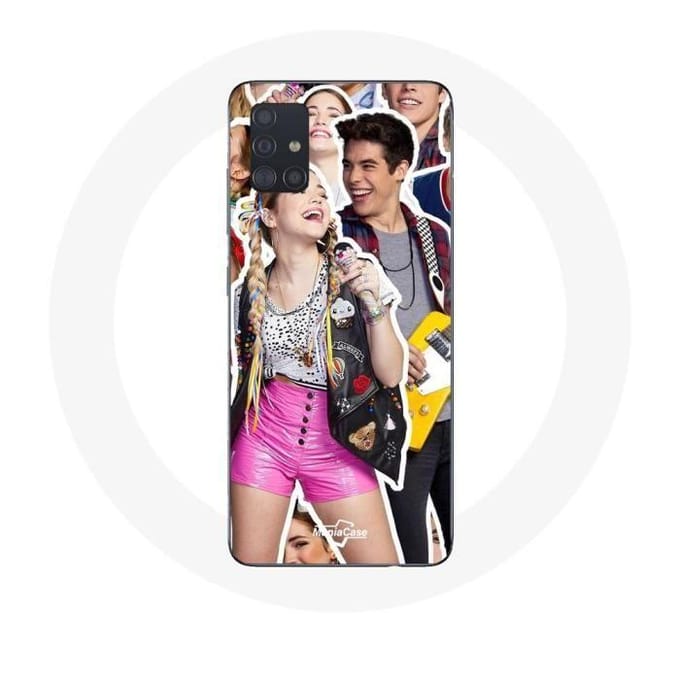 Coque pour Samsung Galaxy A71 Poursuis Tes Rêves Mía Cáceres et Álvaro Paz