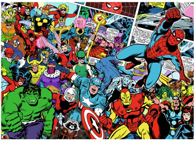 Ravensburger puzzel Marvel - Legpuzzel - 1000 stukjes