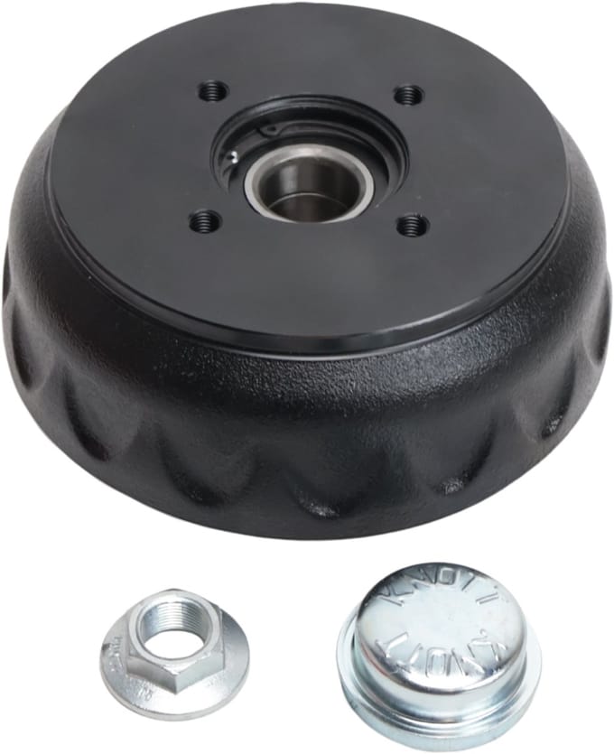 Knott remtrommel - 200x50 mm - 4x100 - inclusief flensmoer en naafdop