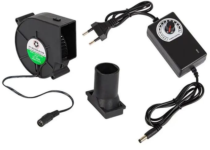 Ventilator met snelheidsregelaar - 100V - 240V
