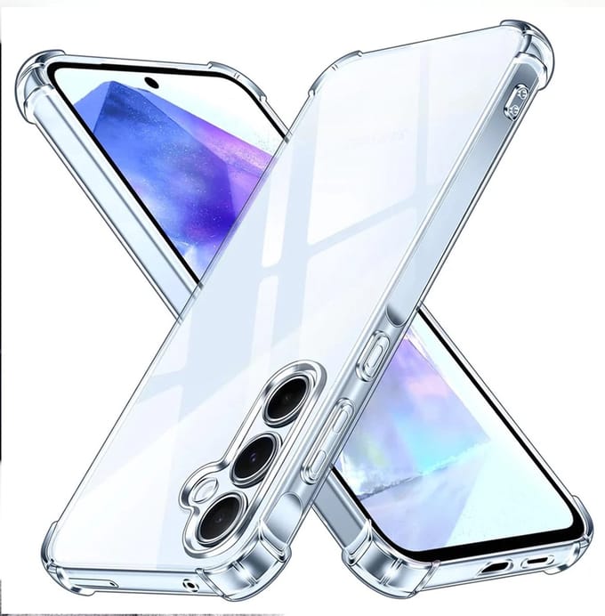 Green On Gorilla Anti Burst Case Galaxy A20E - Transparant