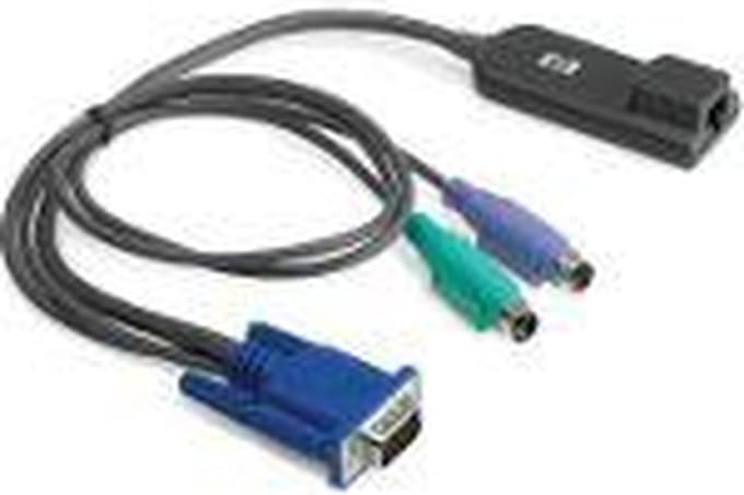 Hewlett Packard Enterprise CAT5 KVM extender kabeladapters/verloopstukjes