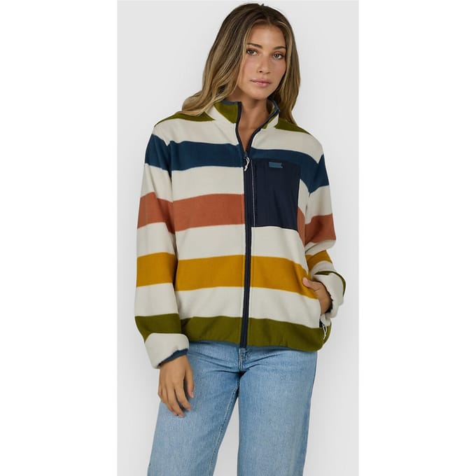 Salty Crew Swellter Polar Fleece Jas patroon