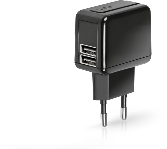 SBS TETRAV2USB2A oplader voor mobiele apparatuur Universeel Zwart AC Binnen