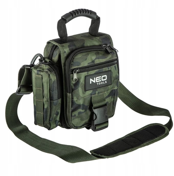 NEO Camo reistas - 8 compartimenten, verstelbare riem, 25x19cm
