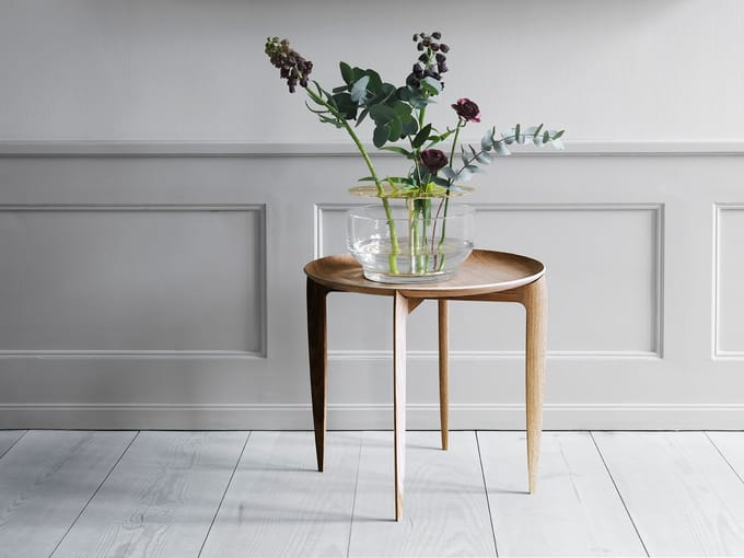 Fritz Hansen Ikebana Vaas large - Messing