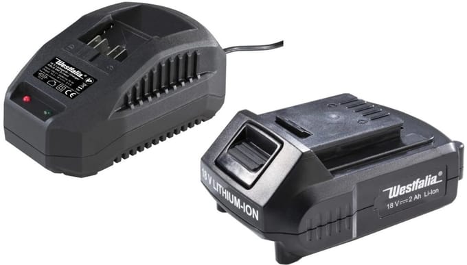 startset 3 18 Volt Lithium-ion: Accu 2,0 Ah A2AH18 + Snellader 2,4 A ALG240 met 60 min laadtijd