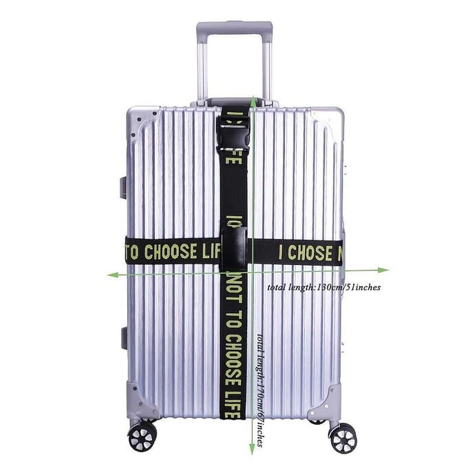 1 jeu (2 sangles de bagage + 1 carte d'embarquement) Sangle de bagage à code croisé Sangle élastique pour chariot de voyage Sangle de bagage, étiquette de bagage en polyuréthane Password payment gray