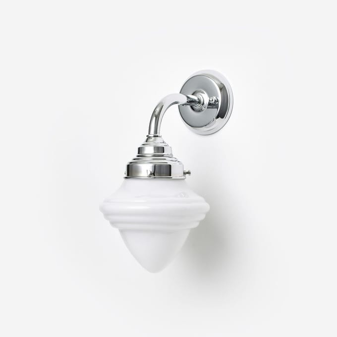 Wandlamp Acorn Small Curve Chroom - Art Deco Trade