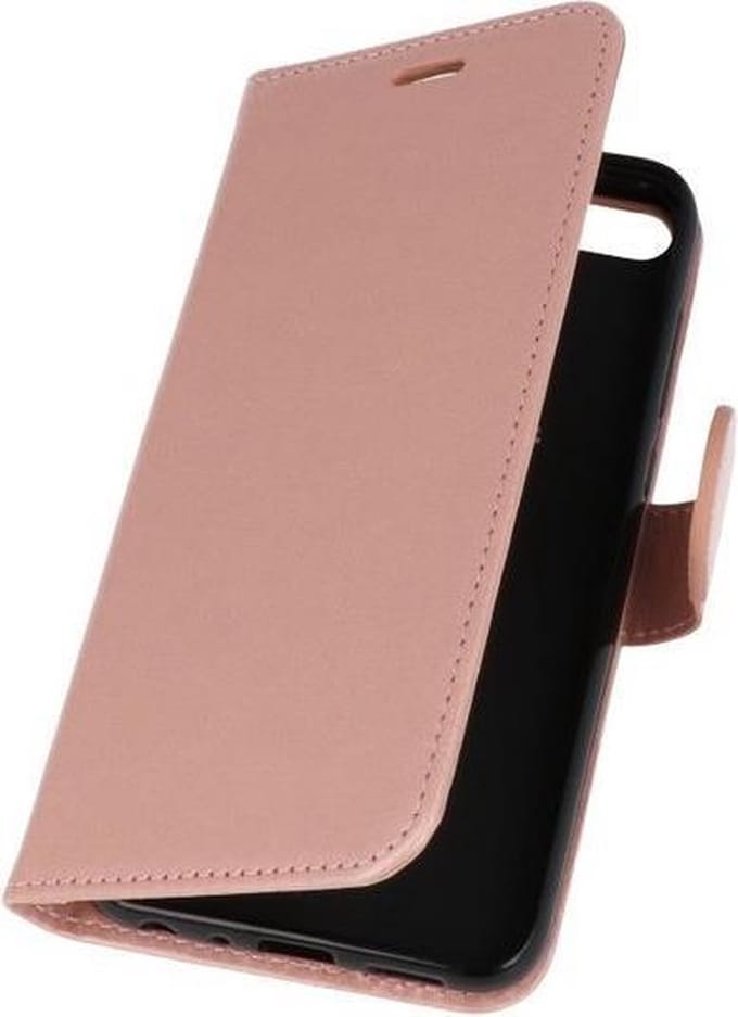 Roze Wallet Case Hoesje voor Huawei Honor 9 Lite