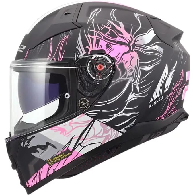 Volle motorhelm LS2 FF811 Vector II Darflo