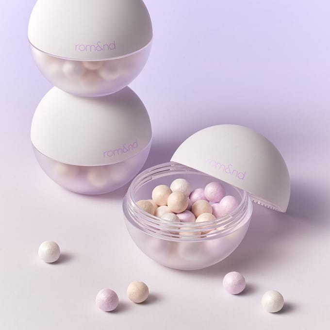 [rom&nd] Transparante poederparels (2 kleuren) 15g 01 GLEAMY VEIL white