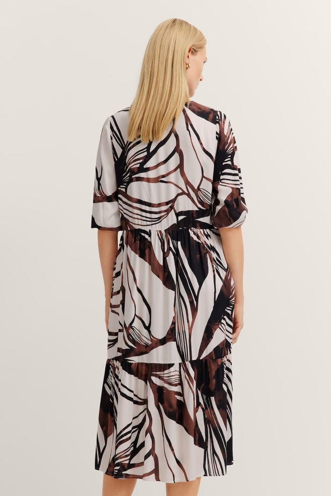 Bugatti Damen Zomerjurk met volants & deelnaden