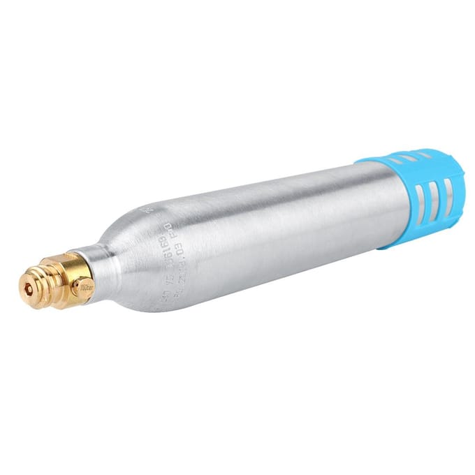 0.6L Navulbare Sodafles Reserve Herbruikbare CO2 Cilinder Accessoire voor SodamachinesBlauw Siliconen gray