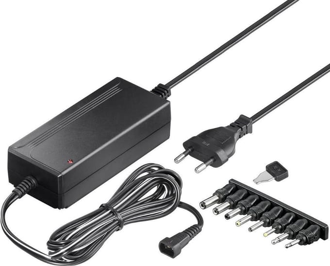 Universele Ac / Dc adapter - 3000mA - 1.8 meter - Zwart - Allteq