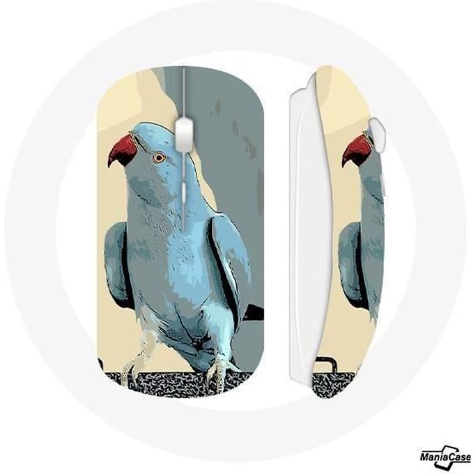 Draadloze Muis Parkieten Papegaaien Blauw