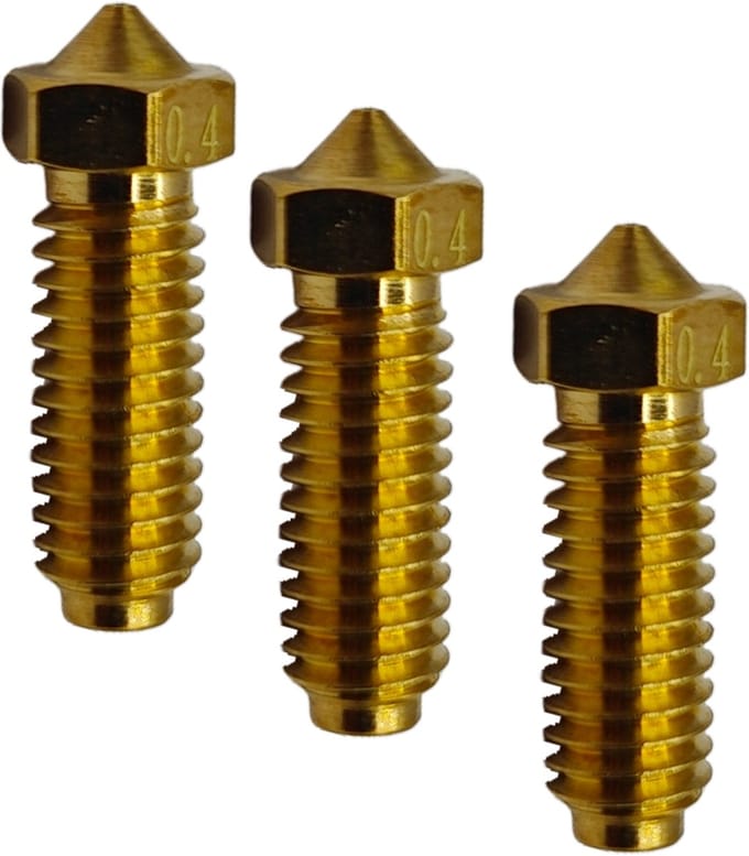 Messing Volcano voor Anycubic, kobra2 0.4mm 3 stuks nozzle 3d printer