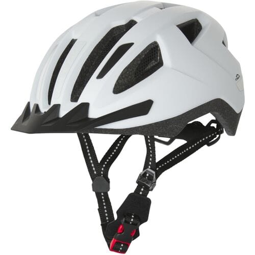 CRIVIT Fietshelm met achterlicht (Wit, S/M)
