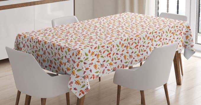 ABAKUHAUS Tafelkleed – 140×240 cm – Veelkleurig, satijn, wasbaar