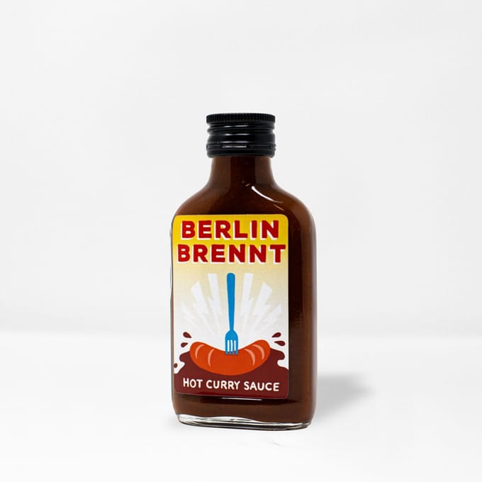 Crazy Bastard Sauce – Berlin Brennt Hot Curry Sauce - 100ml