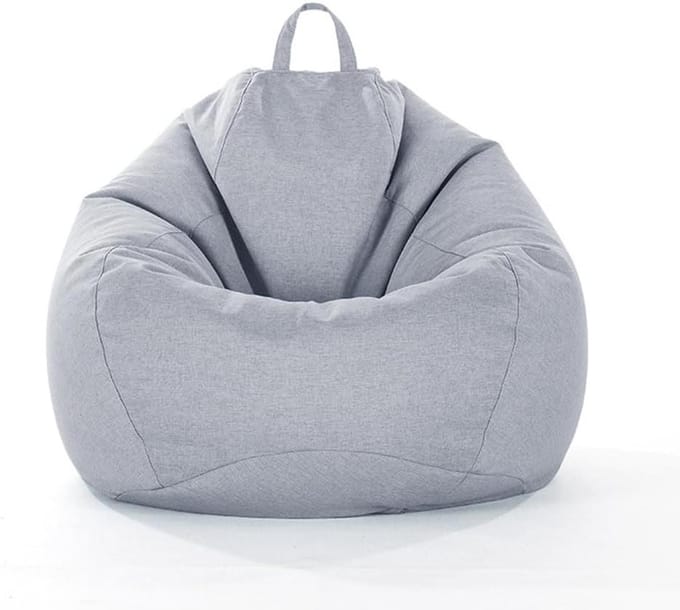 Zitzakhoes - Lui Sofa - Ontspannen Zitten - Met Handvat - XL - Grijs