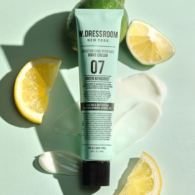 [W.DRESSROOM] Handcrème 07 Groene Bergamot 50ml white