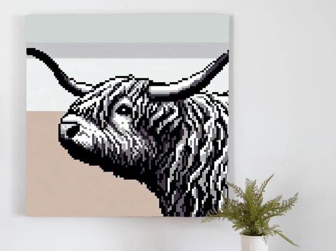 Kunstprint | Wanddecoratie | Dibond | 20 × 20 cm