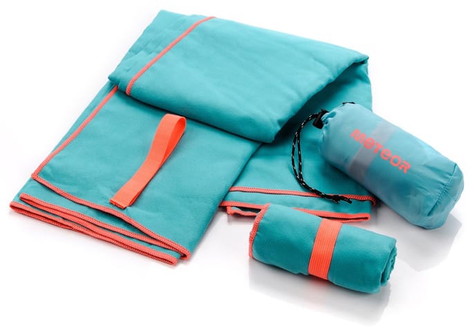 Meteor Handdoeken L 80x130 cm turquoise - Handdoekenen - groot, kleur