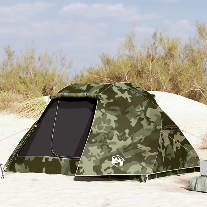 vidaXL - Vistent - 5-persoons - waterdicht - camouflage