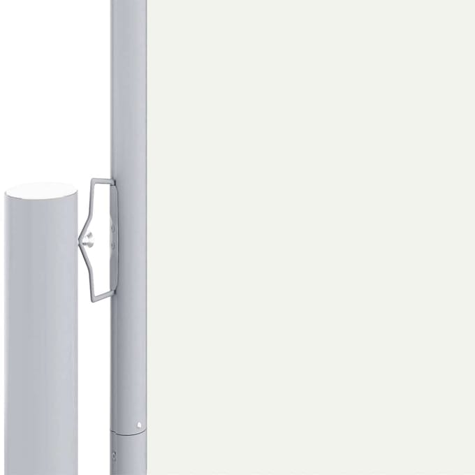 vidaXL - Windscherm - uittrekbaar - 220x1000 - cm - crèmekleurig