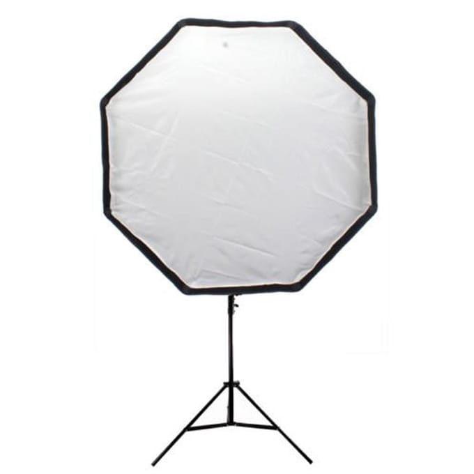 120cm / 47.2in Draagbare Achthoekige Softbox Paraplu Brolly Reflector voor Speedlight black