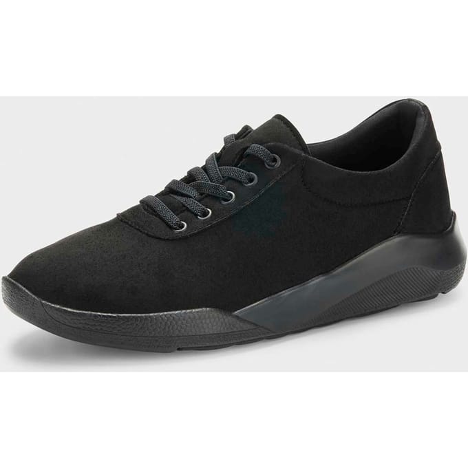Lichte sneakers met softtouch - zwart - Gr. 41 van Goldner Fashion