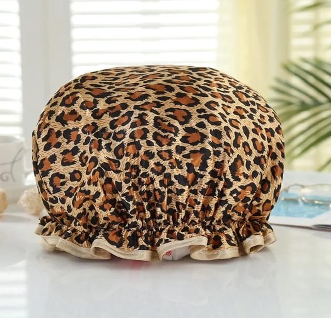 Actie4you® - Douchemuts - Douchekapje - Douche cap voor vol haar - Muts – Haarbeschermer – Tijger