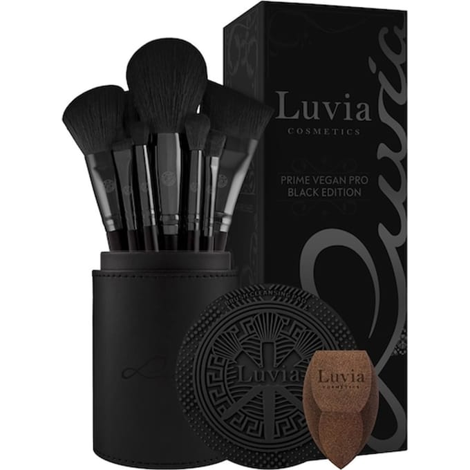 Luvia Cosmetics Brush Set Prime Vegan Pro Black Sets Dames