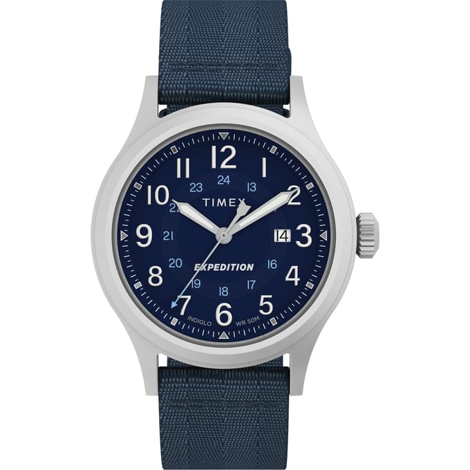 Timex Expedition North Sierra TW2V65600 Horloge - Nylon - Blauw - Ø 40 mm