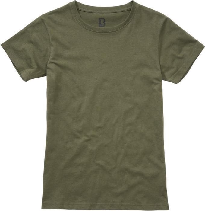 Brandit - Basic Dames T-shirt - L - Groen