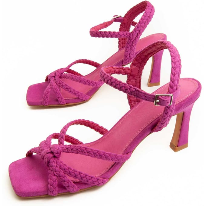 Sandalia Con Tacon Para Mujer.  Montevita  Sanndal22  91726 36 roze
