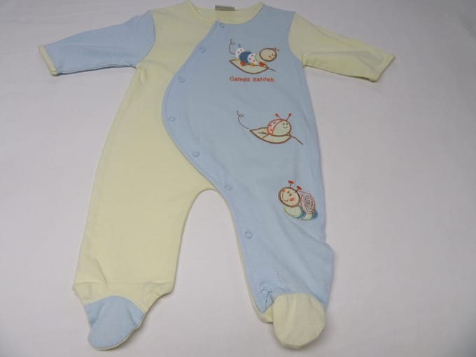 wiplala , pyjama , games garden , geel/ blauw  3maand 62
