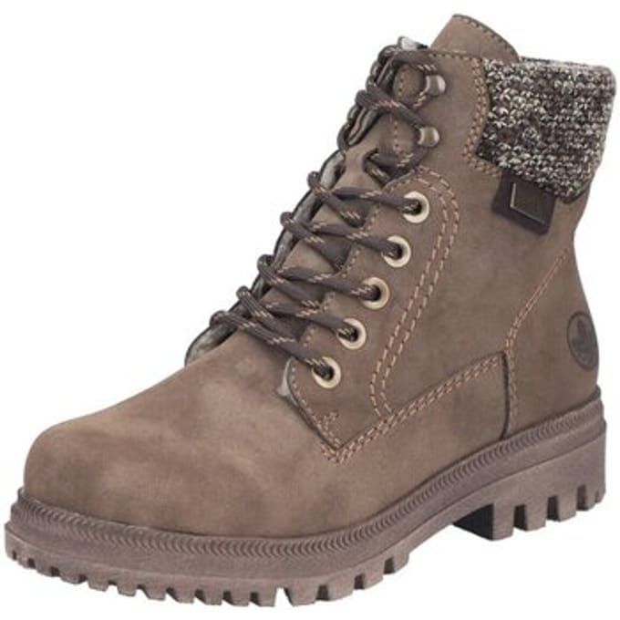 Rieker Veterboots - Dames - Taupe - Maat:36