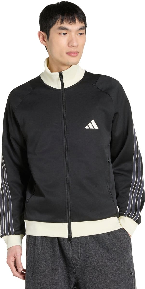 Adidas Stadium Regular Fit Pique Tracktop Trainingspakken Heren - Zwart - Maat M - Poly Mesh